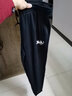 安踏加绒男裤运动裤子男士冬季款加厚保暖直筒黑色通勤健身训练长裤 【加绒】黑色螺纹收口 S 实拍图