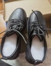 回力商务休闲男鞋低帮工装鞋子男士英伦系带皮鞋男 0650 黑色加绒 39 实拍图