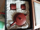 吟香茗宜兴紫砂壶纯全手工泡茶壶功夫茶家用茶具原矿大红袍朱泥金钟套装 实拍图