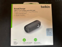 贝尔金（BELKIN） 贝尔金双口车载充电器PD快充点烟器转换插头适用于苹果iPhone15 USB-C 30W车载快充 晒单实拍图