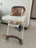 Pouch帛琦 宝宝餐椅  便携式可折叠婴儿餐桌椅 可坐可躺 K29赛尔咖 晒单实拍图