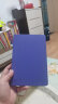 齐心（Comix）A5/25K 122张皮面记事本 商务办公会议记事本日记本笔记本子可定制文具用品 紫色 C5902 实拍图