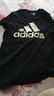 阿迪达斯（adidas）短袖女 25夏新款运动服跑步健身瑜伽上衣棉质舒适透气圆领时尚T恤 经典黑/亲肤柔软/热推款 L 【170建议体重120-130斤】 实拍图