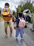 诺狐儿童书包幼儿园男孩女生宝宝防走失背包轻盈柔软透气防泼水易清洗 狮子【大号，不含防走失绳】 实拍图