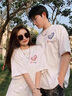 love legend情侣装夏季天短袖t恤套装新款潮流男女同款半袖上衣学生班服定制 (深爱的你)白色/白色 M 男+女S 实拍图