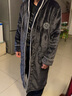 韩彩睡袍男冬季珊瑚绒男士加厚法兰绒保暖睡衣浴袍家居服 深灰 L 实拍图