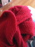 浩冠 帽子女秋冬季时尚帽子围巾一体冬天保暖防风棉帽加绒毛线帽骑行护耳针织帽 酒红 实拍图