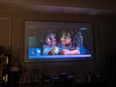 虾皮投影高清抗光投影幕画框幕布家用客厅卧室贴墙壁挂幕布家庭影院背景墙投影仪投屏幕3D激光电视幕布 白玻纤 92寸16:9画框幕（1厘米边框） 实拍图