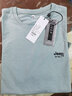 吉普JEEP【纯棉3件装】短袖T恤男20222夏季新款男士体恤衫纯色半袖圆领中青年宽松休闲百搭上衣男  豆绿+雾霾蓝+黑色 5XL（建议175-190斤） 实拍图