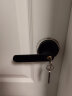 杰犀球形锁室内卧室三杆式执手锁房门锁球锁改把手圆锁家用通用型 圆形-黑色 方向通用 晒单实拍图