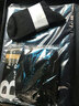 CACUSS纯羊毛围巾男士纯色商务冬季保暖针织围脖生日礼物礼盒装W0038 魅力藏青 实拍图