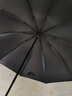 红叶红叶10骨超大雨伞男双人商务伞折叠黑胶防晒遮阳伞晴雨两用太阳伞 10骨黑胶防晒款-藏青色 实拍图