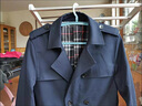 皮尔卡丹（pierre cardin）轻奢高档精品秋季男士风衣中长款中年商务过膝外套双排扣大衣外套 HF27-6069长款/藏青色 XL 180(141-155斤穿) 实拍图