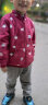戴维贝拉（DAVE＆BELLA）秋冬新款女童摇粒绒外套 宝宝休闲拉链衫棒球服 红色小狗 120cm(6Y（建议身高110-120cm）) 晒单实拍图