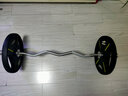 捷英飞包胶杠铃片 手抓举重健身训练器材 大孔奥杆铃片 20.00KG大孔铃片（单片） 实拍图