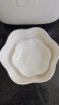 摩登主妇陶瓷盘子欧式创意浮雕碗盘套装简约菜盘餐盘家用餐具盘碟 北欧物语6.5英寸花瓣碗 明细见图二 实拍图