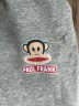 大嘴猴（paul frank）休闲裤男士2023冬季加绒保暖潮牌宽松潮流百搭长裤浅灰加绒2XL 实拍图