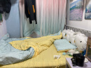 南极人华夫格四件套 水洗棉简约裸睡1.5米双人被套床单枕套 200*230cm 实拍图
