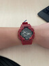 Mtin树脂表带表壳适配卡西欧G-SHOCK手表带GA110 140 GD120GLS GAX100 哑光红色黑字 16mm 实拍图
