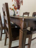 一木 实木餐桌1.4米 鹅掌楸木 饭桌 美式 餐桌椅组合 欧式桌子 长方形 一桌四椅 实拍图