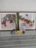 紫腾随轩齐白石装饰画新中式客厅背景墙面挂画卧室饭厅餐厅水墨虾壁画实木 柿子 60*60cm（有机玻璃）（默认红木色框） 实拍图