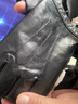 鑫诺翔真皮半指手套男春秋开车骑行健身露指机车防滑头层羊皮半截手套薄 黑色（加绒） L 实拍图