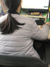 鸭鸭（YAYA）佟丽娅同款轻薄羽绒服女新款冬季短款圆领内胆修身时尚薄外套KXM 浅灰色【女款无领】 2XL 实拍图