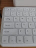 航世（BOW）HW256C 无线键盘 超薄便携巧克力键盘 防泼溅 笔记本台式办公通用键盘 外接USB数字键盘 白色 实拍图