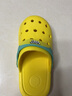 B.Duck小黄鸭童鞋男女童凉拖鞋夏季新款儿童透气休闲洞洞鞋女 302嫩黄 30 码内长约190mm 实拍图