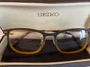 精工（SEIKO）钛赞系列眼镜框男女全框钛材板材休闲远近视镜架TS6102 0303 53mm 实拍图