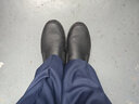 斯凯奇（Skechers）商务休闲皮鞋男一脚蹬工作鞋舒适低帮休闲鞋流行正装鞋 77157 黑色/BLK 42.5 实拍图