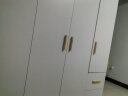 森普顿 衣柜卧室平开门衣柜实木组合现代简易简约板式家用柜子收纳衣橱 五门衣柜（200*50*180cm） 晒单实拍图
