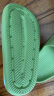 LA CHAPELLE HOMME男女儿童室内居家防滑洗澡软底可爱卡通凉拖鞋 绿色 34-35 晒单实拍图