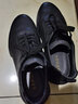 森达男鞋休闲男商场同款牛皮真皮透气软底运动防滑休闲鞋1AY01AM5 黑色打孔 38 实拍图
