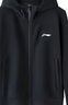 李宁（LI-NING）外套男女同款连帽卫衣春秋季新款情侣款上衣休闲针织开衫运动外套 标准黑(连帽-松紧拉绳） L 实拍图