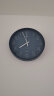 康巴丝（Compas）挂钟创意钟表客厅简约时钟 卧室石英钟表挂墙C2899 深蓝色 31cm 晒单实拍图