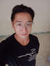 跃光近视眼镜框男纯钛防蓝光辐射眼镜女配眼镜有度数金丝边多边形眼镜 黑色（时尚圆框） 实拍图