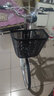 火星翼自行车男女式单变速轻便男成年人代步通勤上班学生复古公主单车 低梁-白色-豪华版 升级实心胎24寸 实拍图