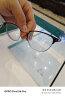 堡莱斯近视眼镜男大脸配眼镜防蓝光有度数护目镜时尚眉线眼镜半框女方框 镜架+1.56变灰色镜片（0-400度） 实拍图