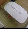 格宝龙无线鼠标静音可充电滑鼠macbook办公商务平板ipad蓝牙双模笔记本电脑男女手机通用 格宝龙 钢琴白/充电版【超长续航+无线+2.4G连接】 实拍图