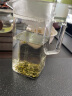 拜杰公道杯 月牙杯泡茶杯茶叶分离带过滤玻璃茶具绿茶冲泡器 350ml 实拍图
