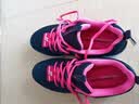 斯凯奇（Skechers）鞋运动鞋女款透气跑步鞋妈妈鞋健步鞋轻便慢跑鞋子春夏季 12615-NVHP 海军蓝色/桃红色 36 实拍图