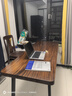 官顾 实木电脑桌北欧书房书桌简约家用办公学习写字桌简易卧室书法桌铁艺工作台长方形桌子 单桌:160*70*75cm 厚5cm 实拍图