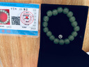 玉菲雅真和田玉手链男玉手链女复古桶珠老型珠单圈珠晴水绿玉器手串 青白色老型珠手链 实拍图