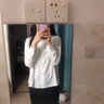 欧贝汐白色衬衫女春夏秋新款百搭上衣宽松长袖冬季打底雪纺女士衬衣 白色 S 实拍图