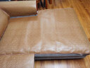 舒尔乐 沙发垫夏季凉席坐垫冰丝藤席定做夏天沙发凉垫子防滑沙发套罩巾 复古红棕色 90*180cm 实拍图