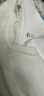 珞妮（LUONI）重磅纯棉短袖t恤女夏季新款男女同款小白T纯色宽松休闲显瘦打底衫 白色 L 建议120-140斤 实拍图