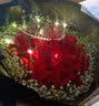 艾斯维娜鲜花速递红玫瑰礼盒花束生日礼物表白全国同城配送 33朵红玫瑰黑纱皇冠 实拍图