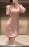 LIME FLARE莱茵福莱尔改良旗袍2024年春夏新款中式连衣裙显瘦国潮重工女 珊瑚粉色 160/80A/M 晒单实拍图