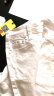 衫博白色裤子女春秋长裤全纯棉铅笔弹力显瘦紧身九分高腰弹力小脚裤子 白色加长高个子(春秋) 30码(126-135斤) 实拍图